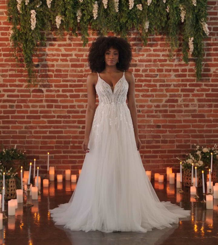banded lace point d'esprit tulle wedding dress Looking for a stunning vintage style tealength that screams wedding dress??, Maisie has just arrived , #tealengthwedding #vintagestyle #tealengthweddingdress #bridetobe #2027bride